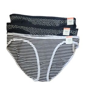 Jenni Intimates Underwear Women's XXXL Multi Set of 3 Panties Lace Trimmed 6541